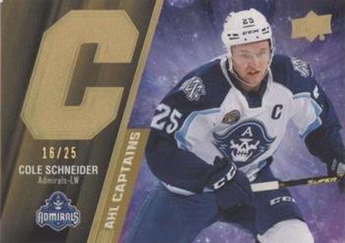 2021 Upper Deck AHL #L-12 Captains - Gold /25