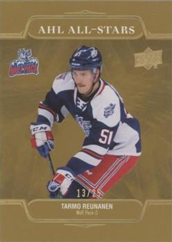 Tarmo Reunanen 2021 Upper Deck AHL #AS-3 AHL All Stars - Gold /25 Rookie RAW