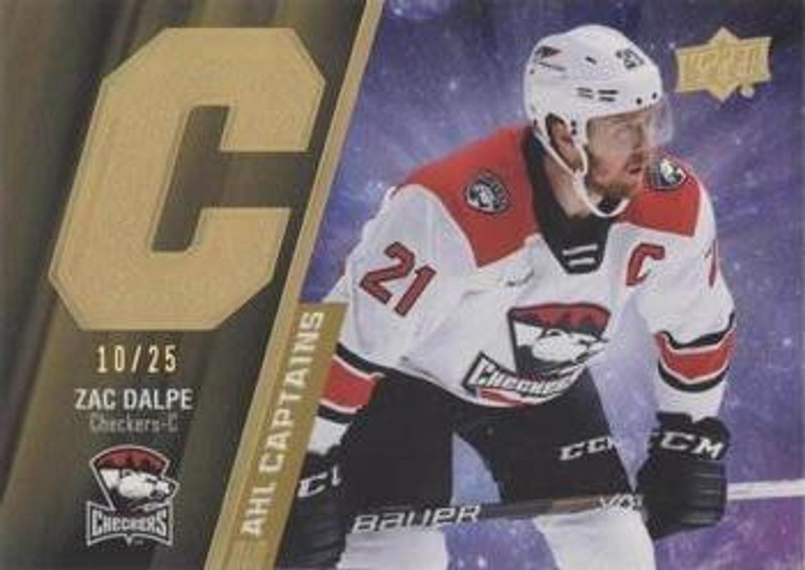 2021 Upper Deck AHL #L-13 Captains - Gold /25