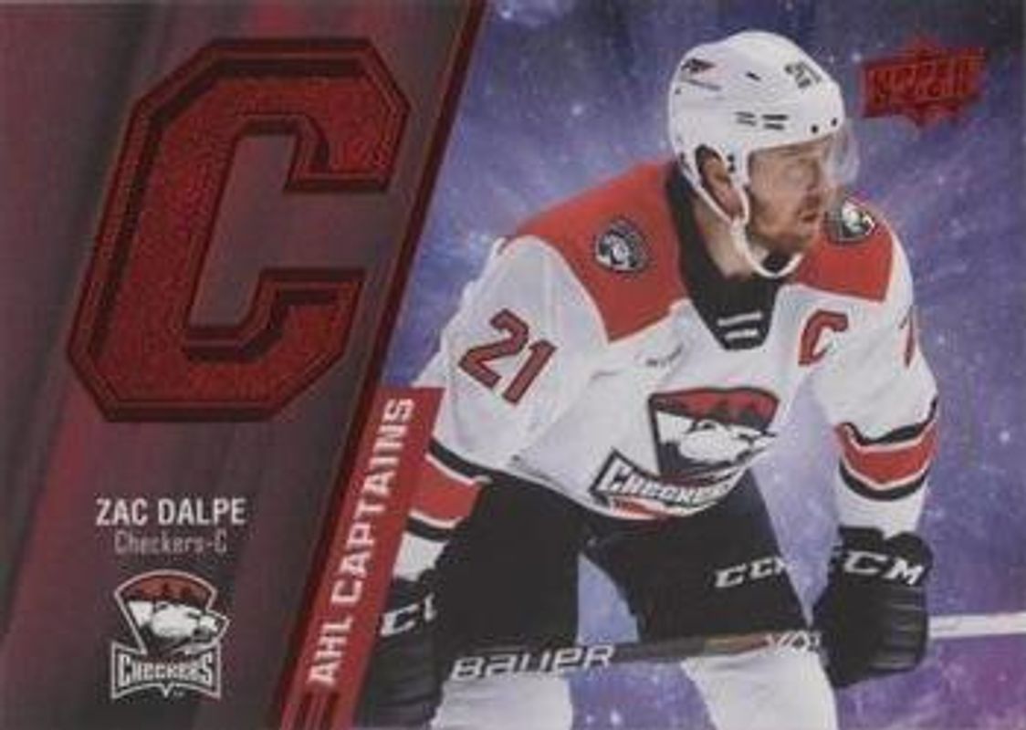 2021 Upper Deck AHL #L-13 Captains - Red