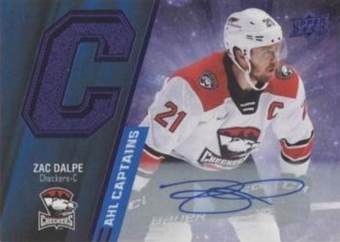 2021 Upper Deck AHL #L-13 Captains Autographs