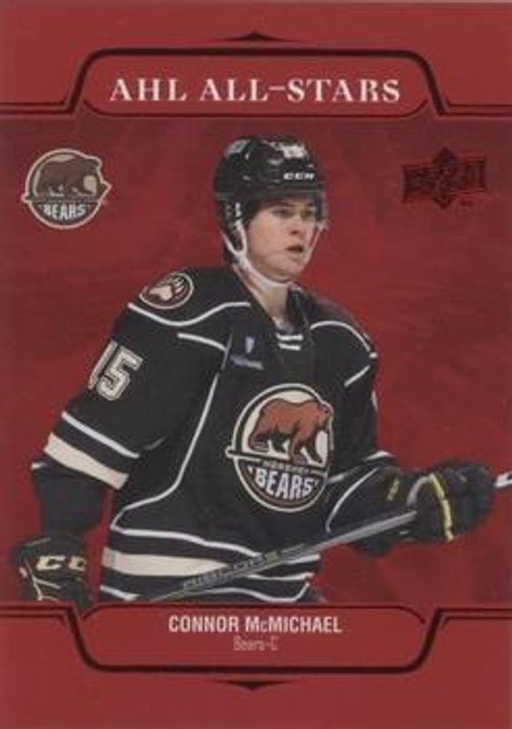 Connor McMichael 2021 Upper Deck AHL #AS-11 AHL All Stars - Red RAW