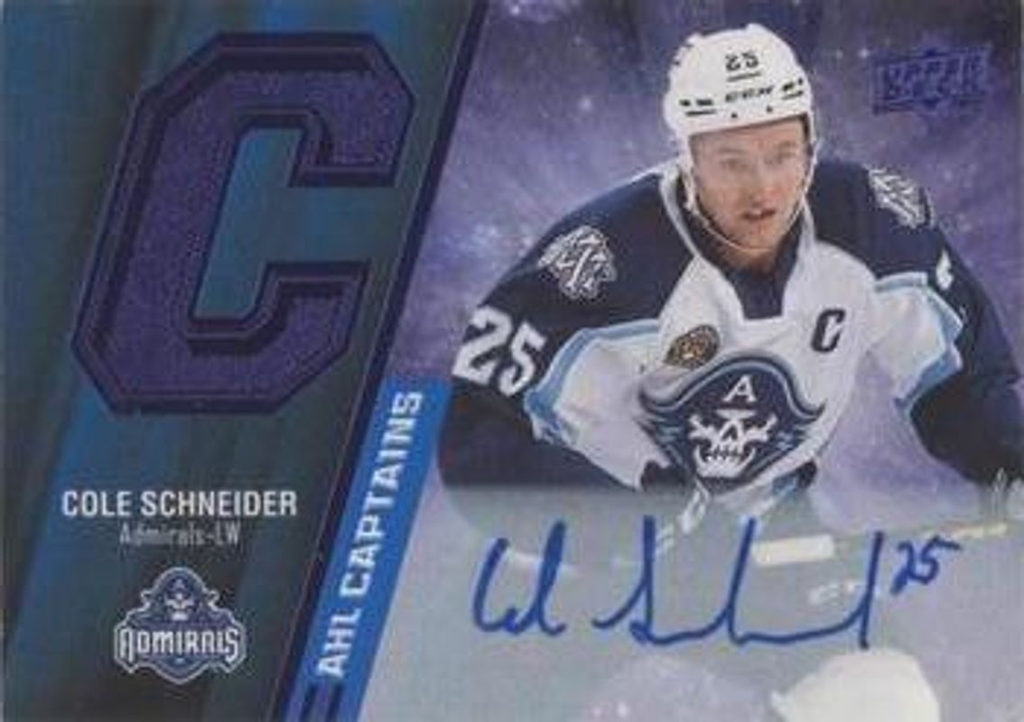 2021 Upper Deck AHL #L-12 Captains Autographs