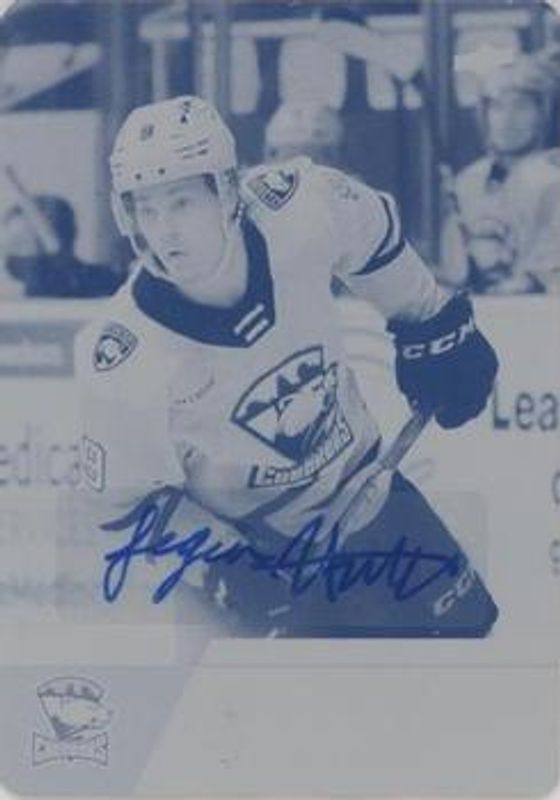 2021 Upper Deck AHL #101 Printing Plates Cyan /1