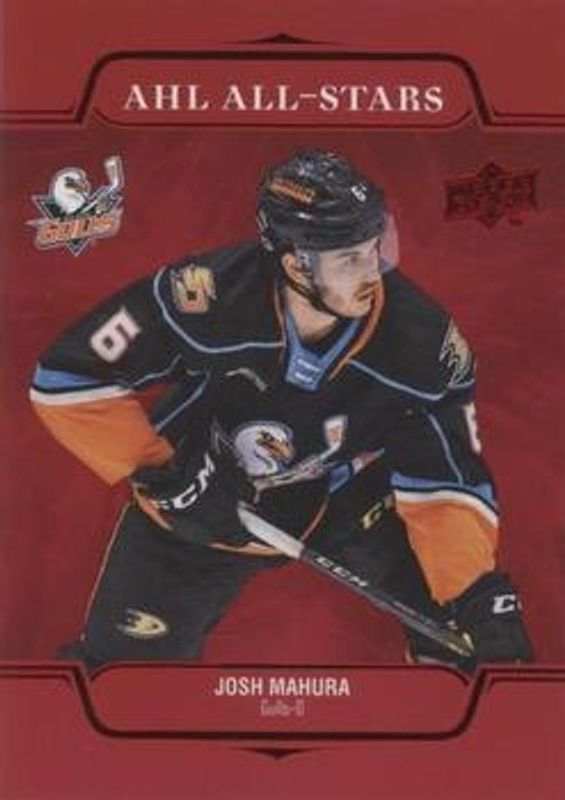 Josh Mahura 2021 Upper Deck AHL #AS-26 AHL All Stars - Red RAW