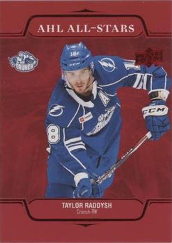Taylor Raddysh 2021 Upper Deck AHL #AS-12 AHL All Stars - Red Rookie RAW