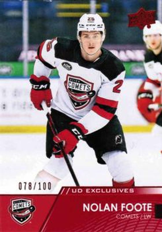 2021 Upper Deck AHL #14 Exclusives /100