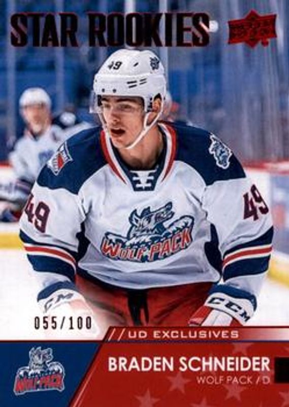 2021 Upper Deck AHL #109 Exclusives /100