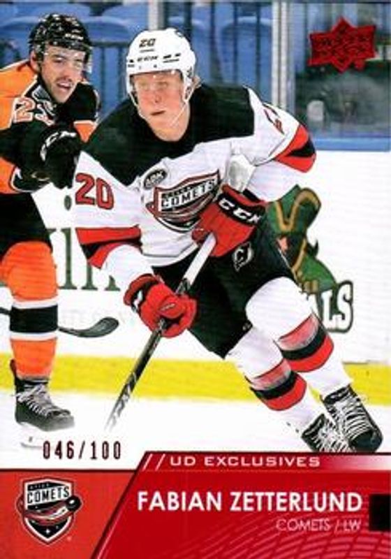 2021 Upper Deck AHL #44 Exclusives /100