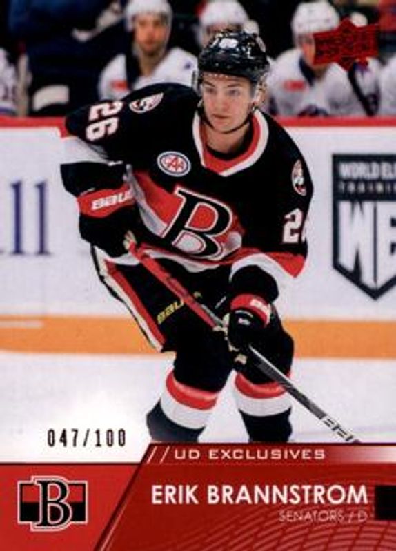 2021 Upper Deck AHL #17 Exclusives /100