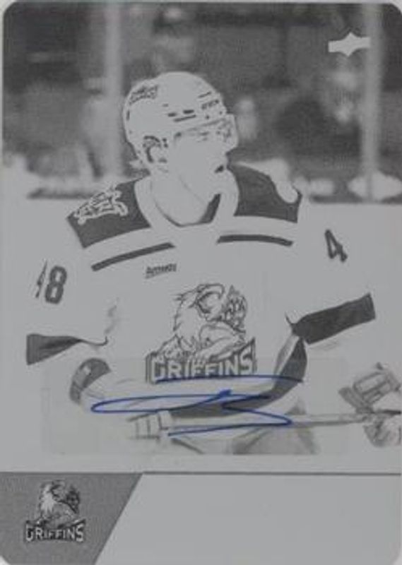 2021 Upper Deck AHL #118 Printing Plates - Black /1