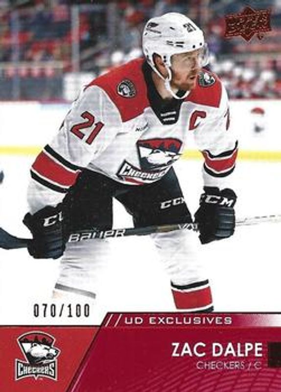 2021 Upper Deck AHL #48 Exclusives /100