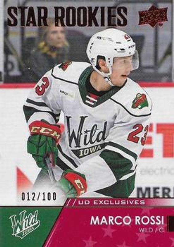 2021 Upper Deck AHL #108 Exclusives /100