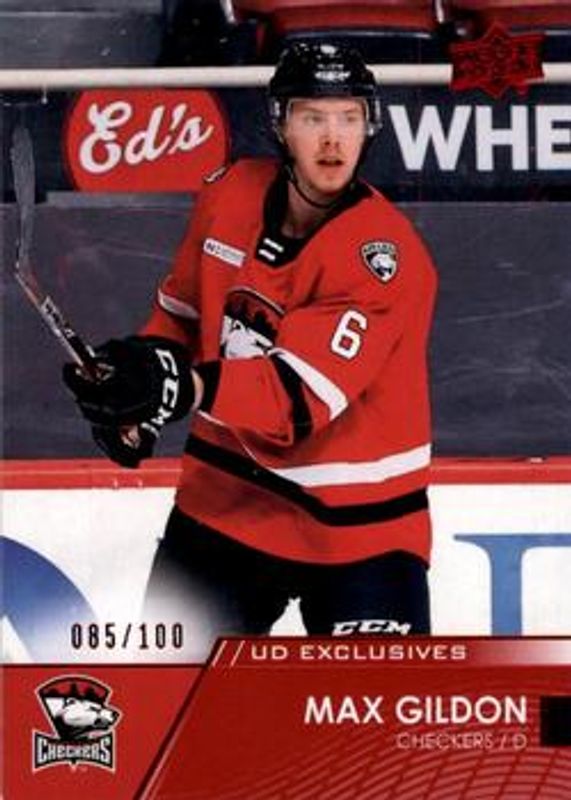 2021 Upper Deck AHL #55 Exclusives /100