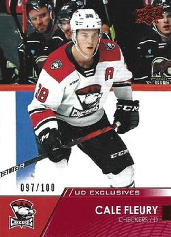 2021 Upper Deck AHL #27 Exclusives /100