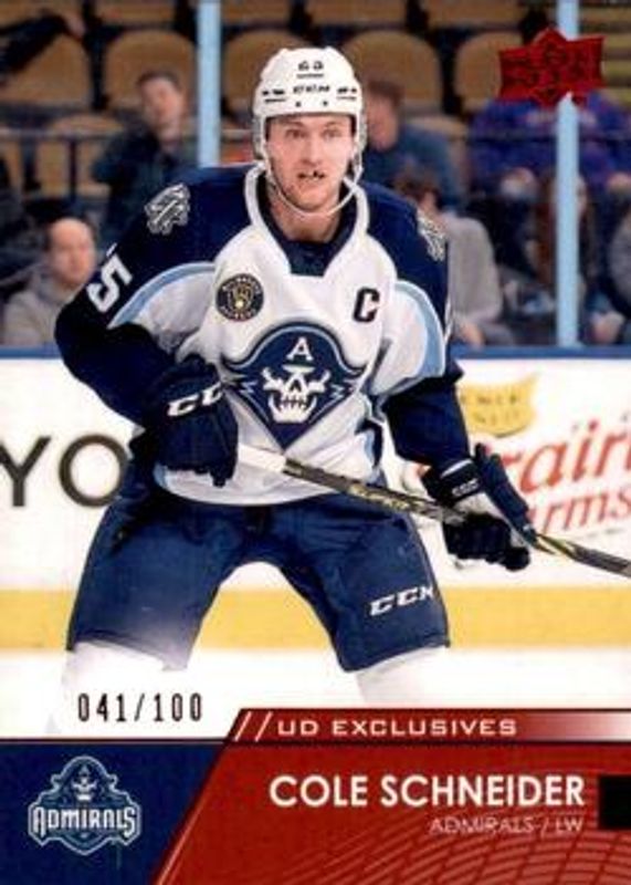 2021 Upper Deck AHL #16 Exclusives /100