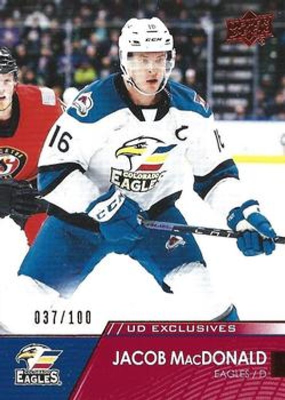 2021 Upper Deck AHL #73 Exclusives /100
