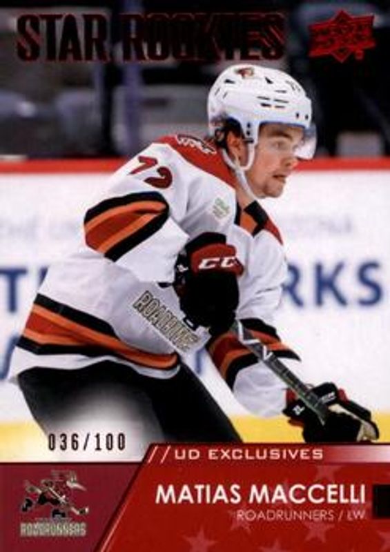 2021 Upper Deck AHL #121 Exclusives /100