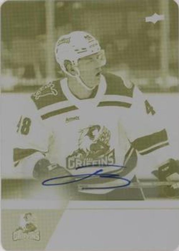 2021 Upper Deck AHL #118 Printing Plates - Yellow /1