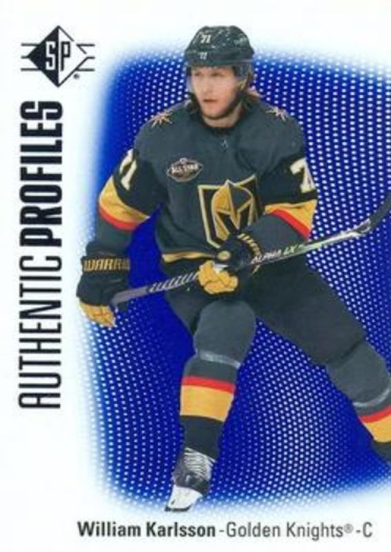 William Karlsson 2021 SP #AP-19 Authentic Profiles - Blue RAW