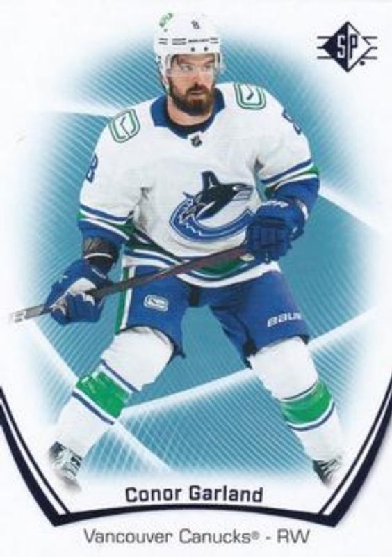 Conor Garland 2021 SP #61 Blue RAW
