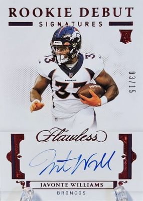 2021 Flawless #RDS-JWI Rookie Debut Signatures - Ruby (/15)