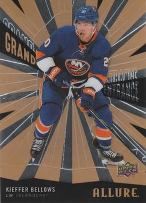 Kieffer Bellows 2020 Upper Deck Allure #GE-9 Grand Entrance Rookie RAW