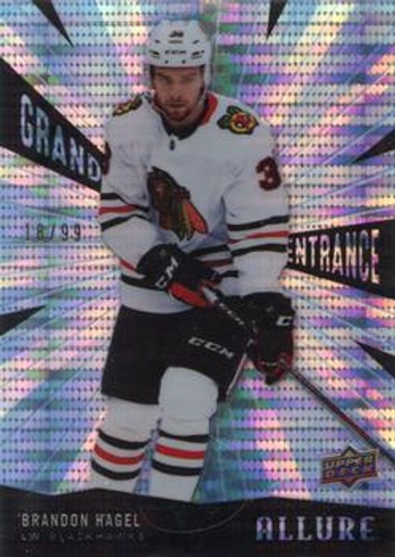 2020 Upper Deck Allure #GE-10 Grand Entrance - Blue /99