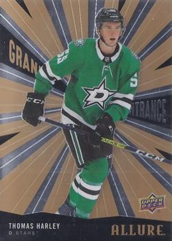Thomas Harley 2020 Upper Deck Allure #GE-17 Grand Entrance Rookie RAW