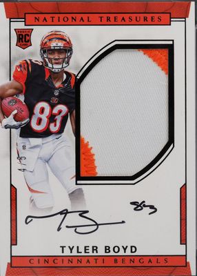 2016 National Treasures #121 Rookie Patch Auto - Black /5
