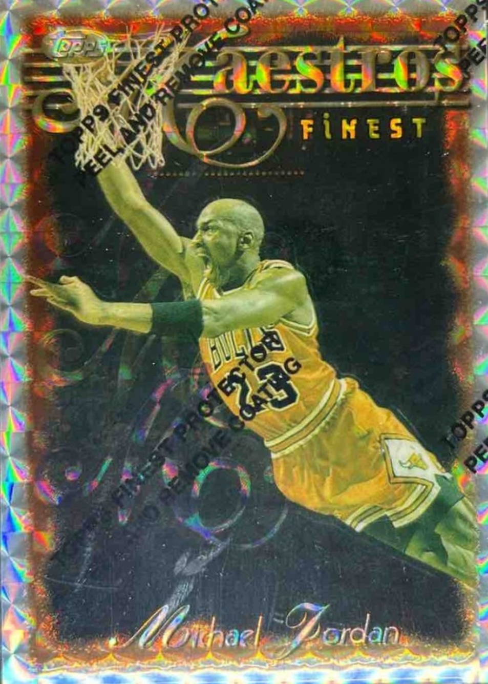 その他 1996-97 FINEST SILVER REFRACTOR MAESTROS Michael Jordan 1996 Topps Finest #127 Silver - Refractor (No