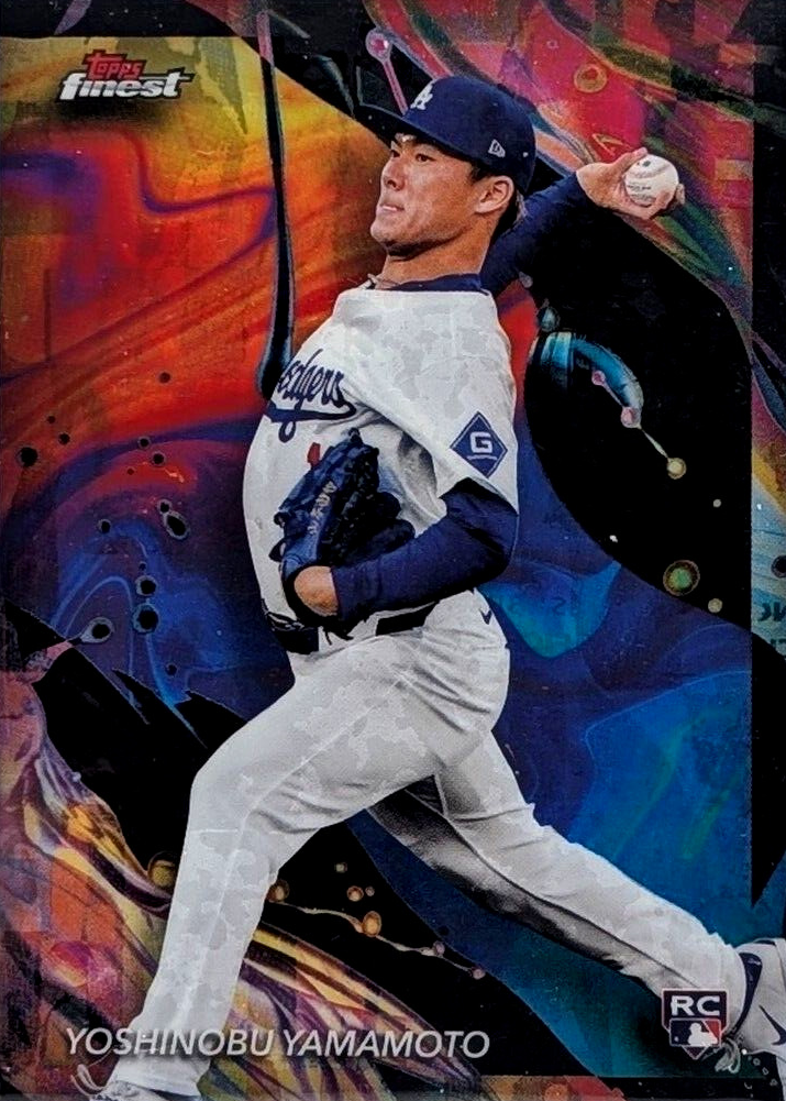 Yoshinobu Yamamoto 2024 Topps Finest #150 Uncommon - Oil Spill