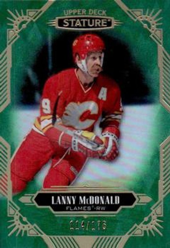 Lanny McDonald 2020 Upper Deck Stature #88 Green /175 RAW