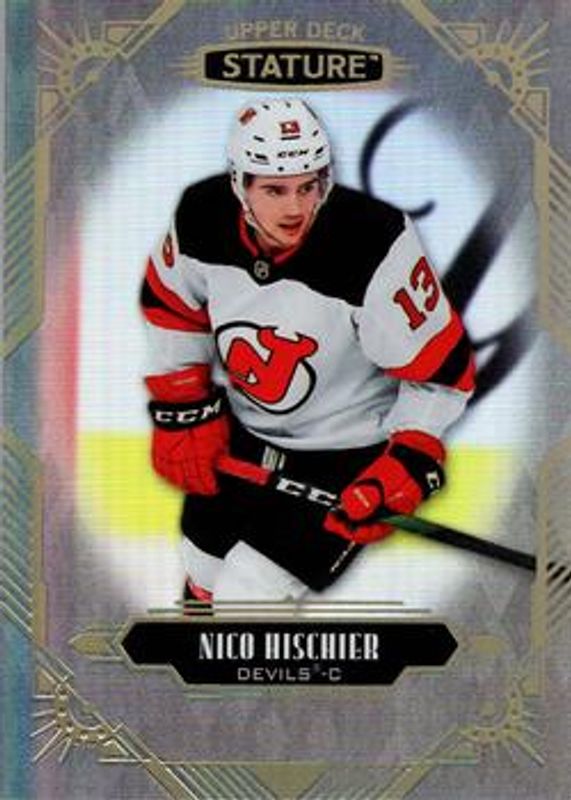 Nico Hischier 2020 Upper Deck Stature #62 Base /399 RAW