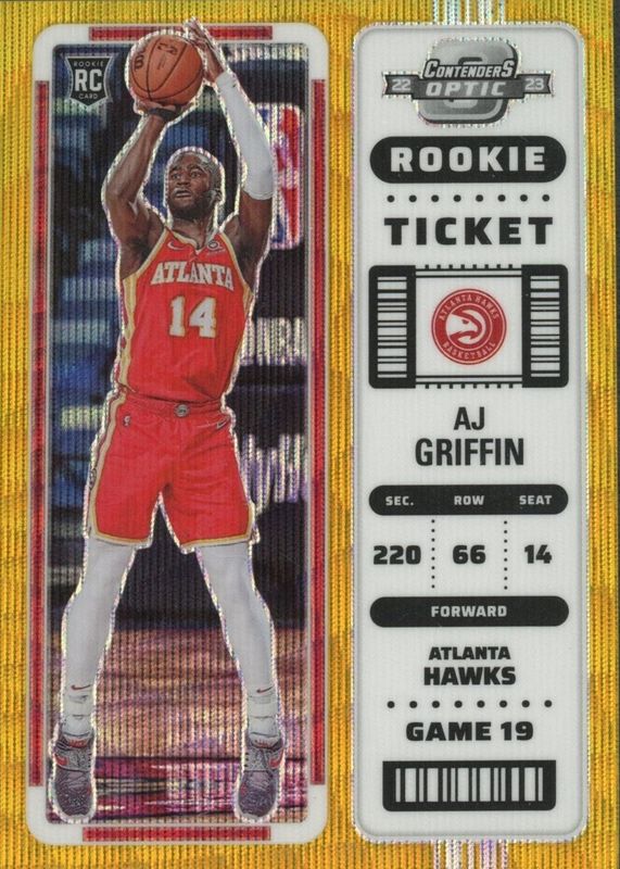 2022 Contenders Optic #11 Asia Gold Wave /10