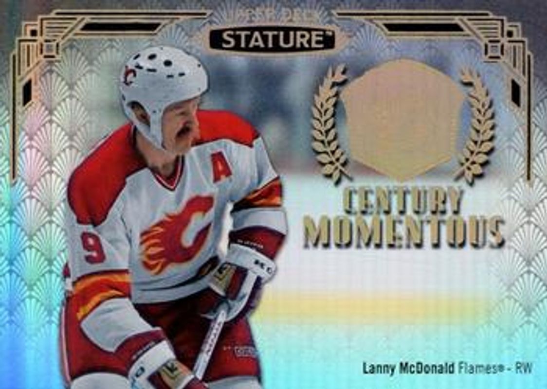 Lanny McDonald 2020 Upper Deck Stature #CM-4 Century Momentous RAW