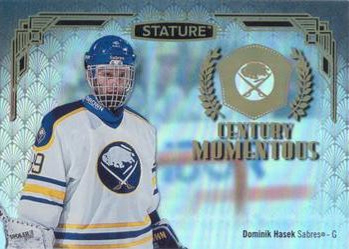 Dominik Hasek 2020 Upper Deck Stature #CM-6 Century Momentous RAW