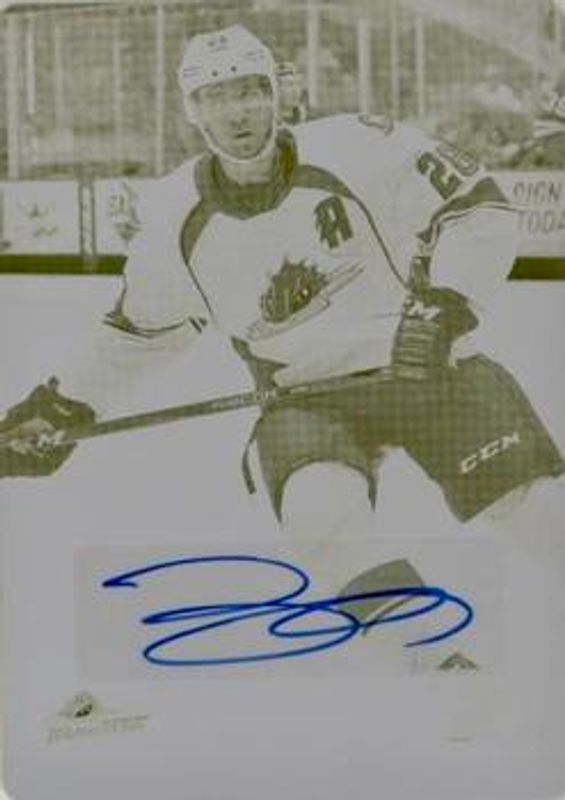 2020 Upper Deck AHL #146 Printing Plates Yellow /1