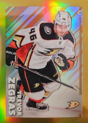 2022 Topps Chrome NHL Sticker Collection #8 Gold Refractor /50