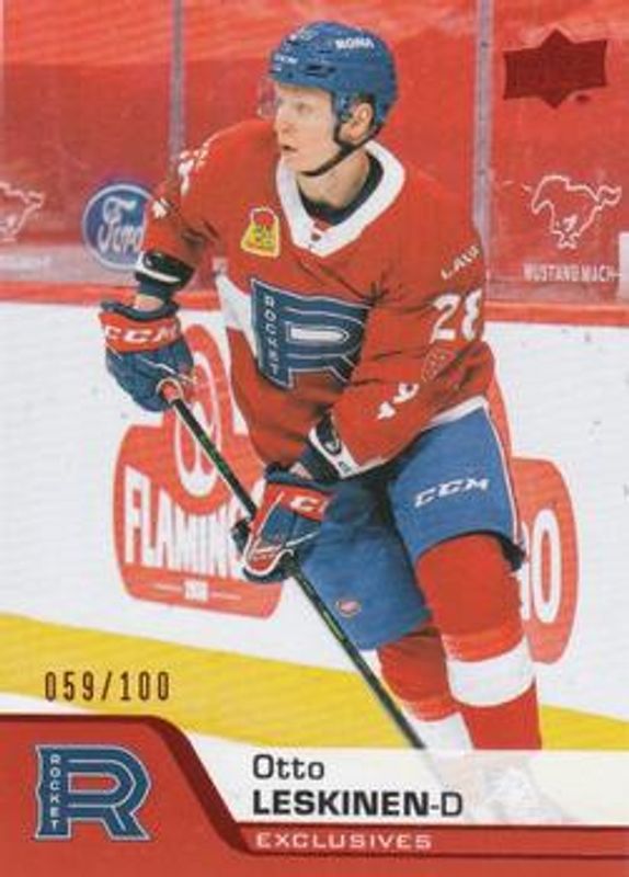 2020 Upper Deck AHL #51 UD Exclusives /100