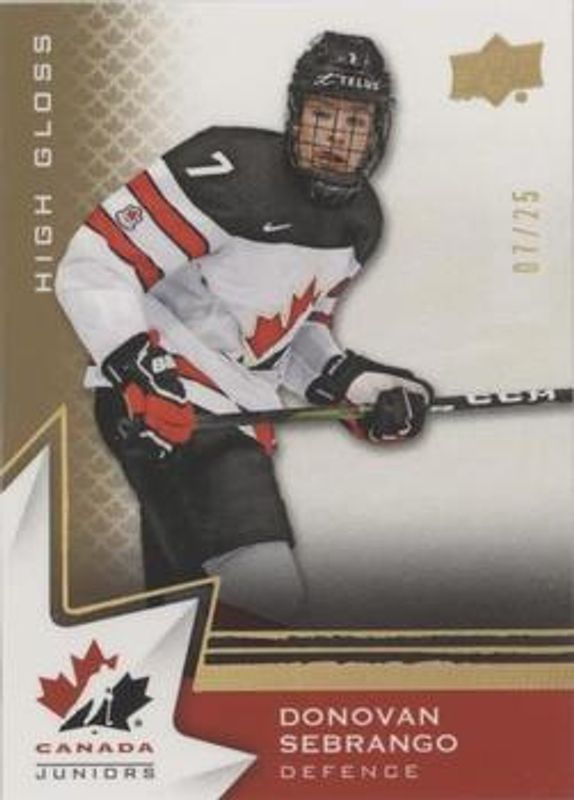2020 Upper Deck Team Canada Juniors #19 High Gloss /15