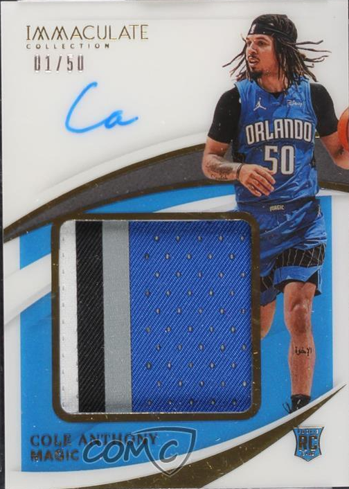 PSA 10】50枚限定 Cole Anthony 2020-21 Panini Contenders Rookie