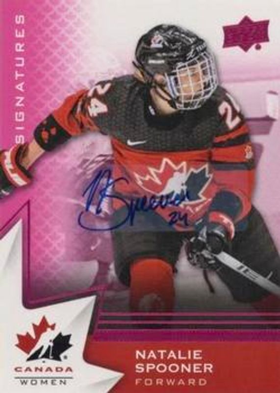 2020 Upper Deck Team Canada Juniors #66 Autographs - Purple