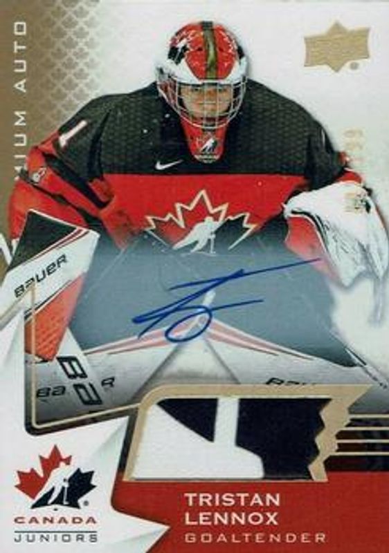 2020 Upper Deck Team Canada Juniors #21 Auto Patch /125