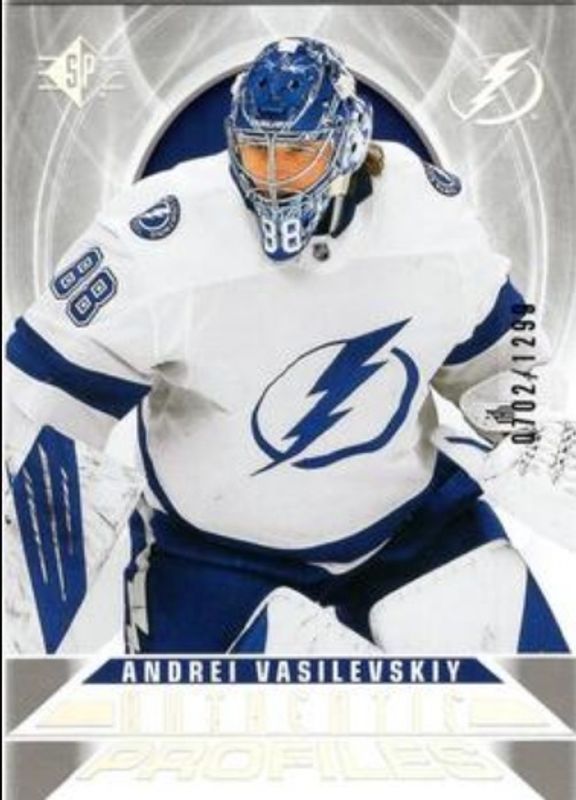 Andrei Vasilevskiy 2020 SP #AP-4 Authentic Profiles - Silver Spectrum /1299 RAW