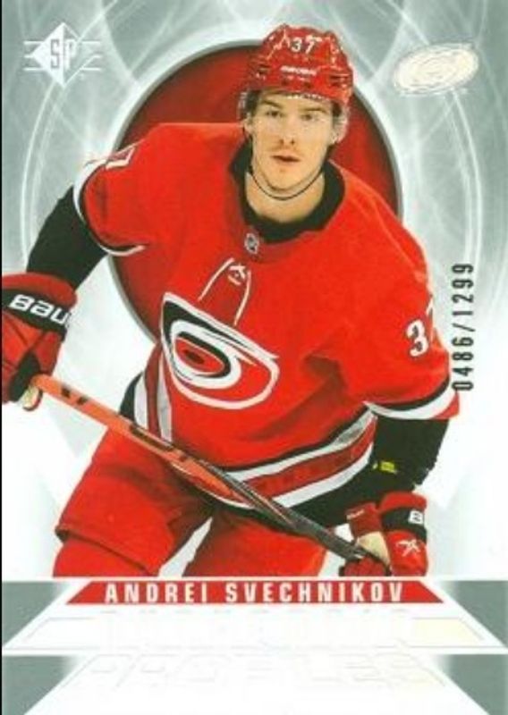 Andrei Svechnikov 2020 SP #AP-2 Authentic Profiles - Silver Spectrum /1299 RAW