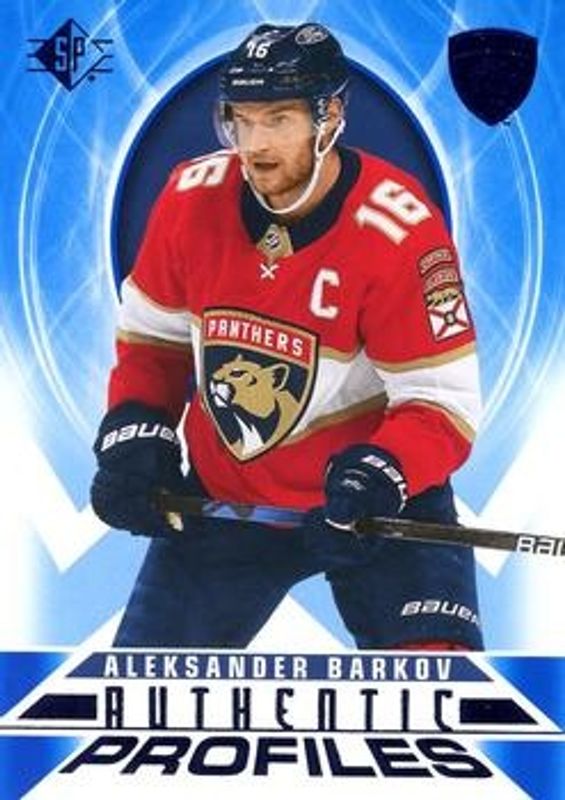 Aleksander Barkov 2020 SP #AP-18 Authentic Profiles - Blue RAW