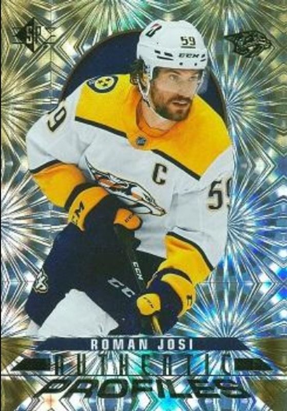 Roman Josi 2020 SP #AP-15 Authentic Profiles - Pyrotechnic Gold RAW