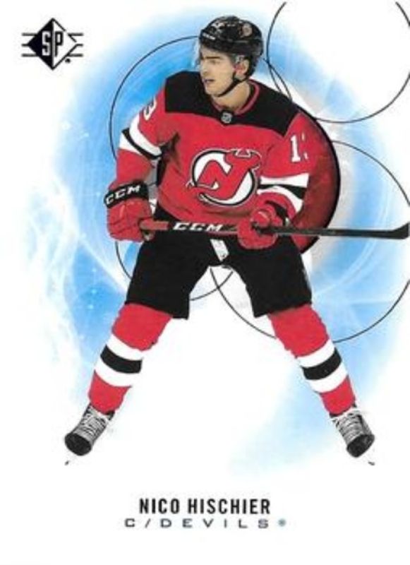 Nico Hischier 2020 SP #47 Blue RAW