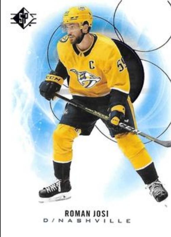 Roman Josi 2020 SP #72 Blue RAW